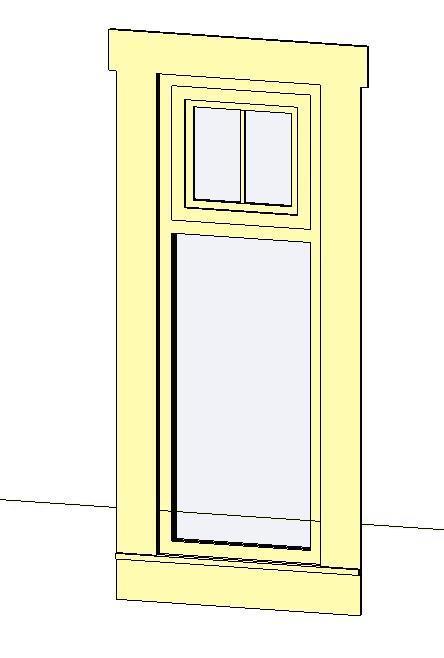 Awning with picture window