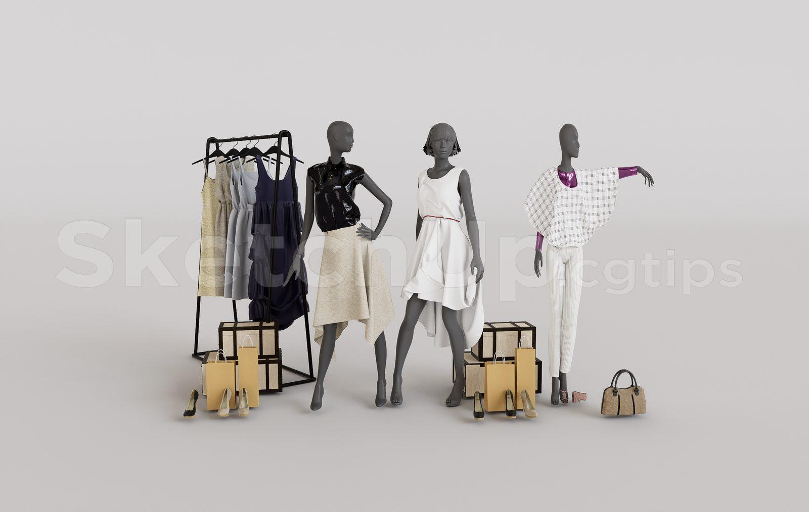 A Mannequin For Fashion Clothing