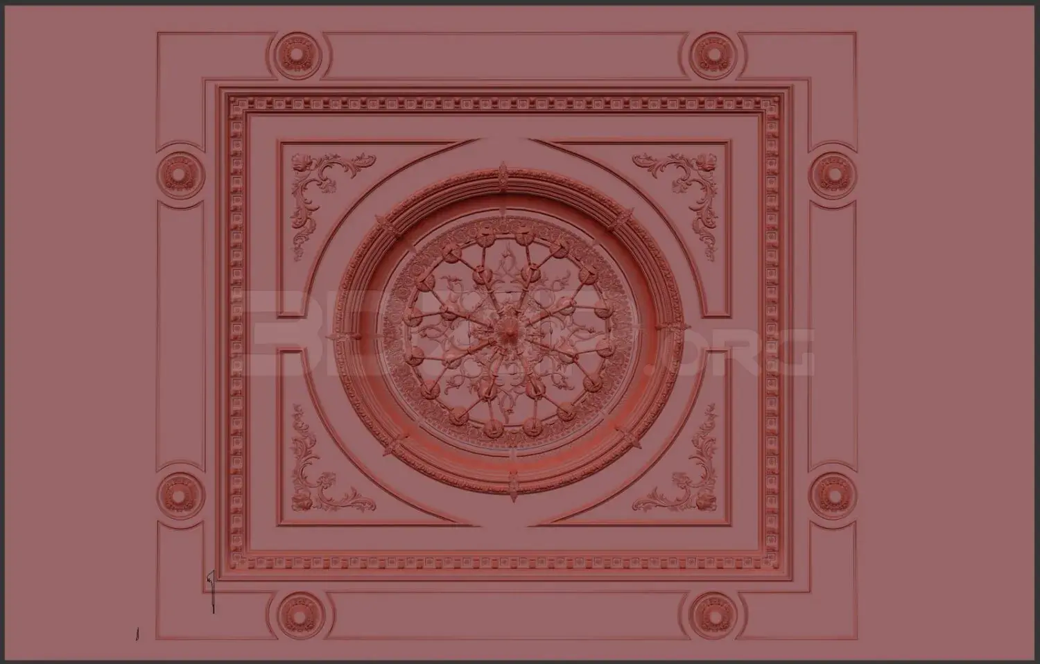 Neoclassical Plaster Ceiling