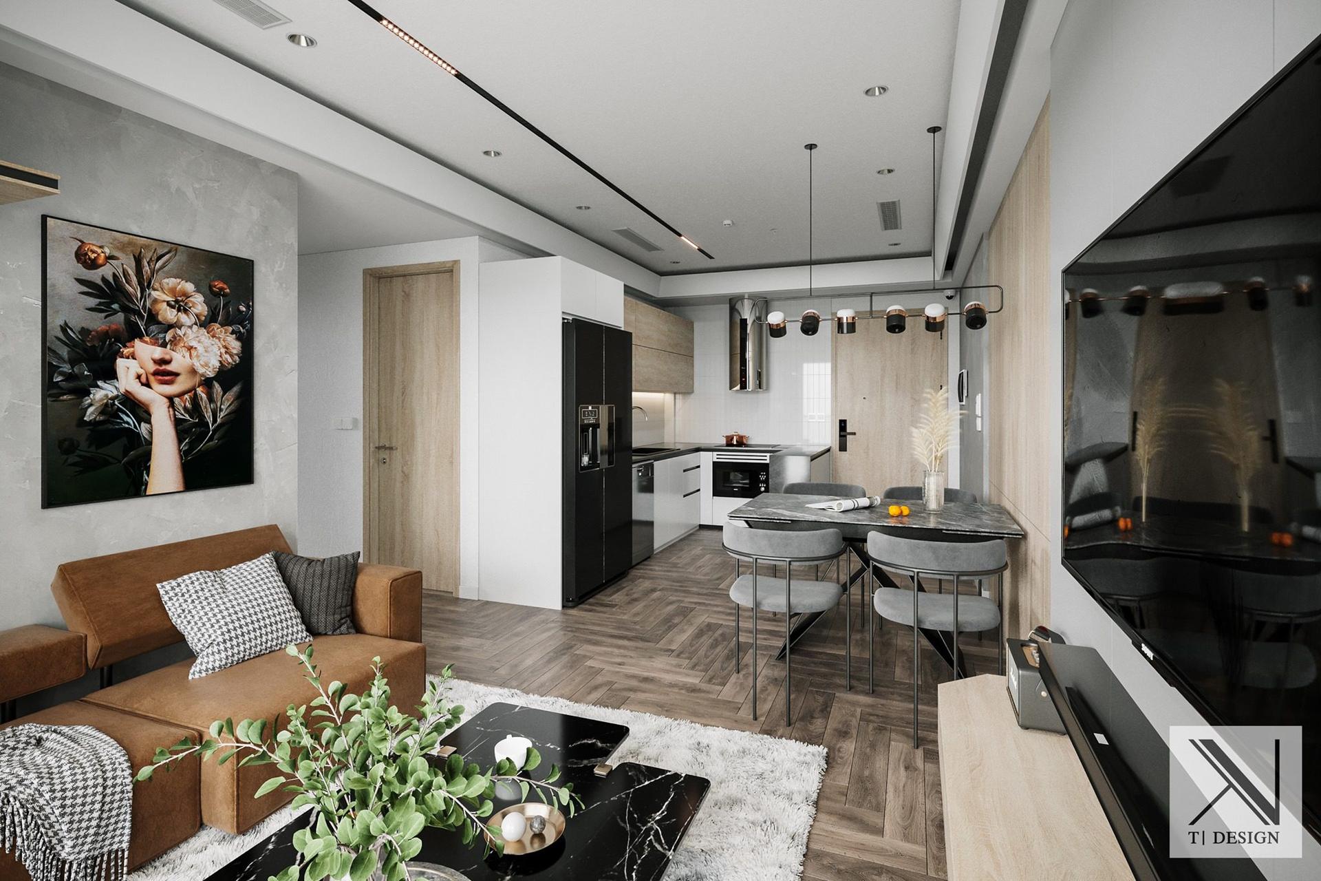 Interior Kitchen – Livingroom 254 Scene