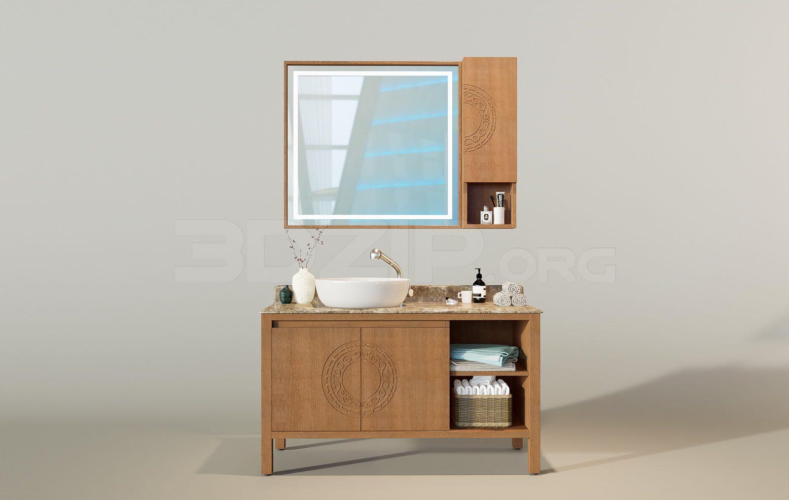 Cabinet With Washbasin
