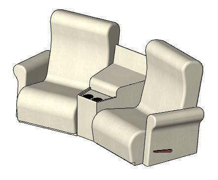 Home Theatre Seat - Double