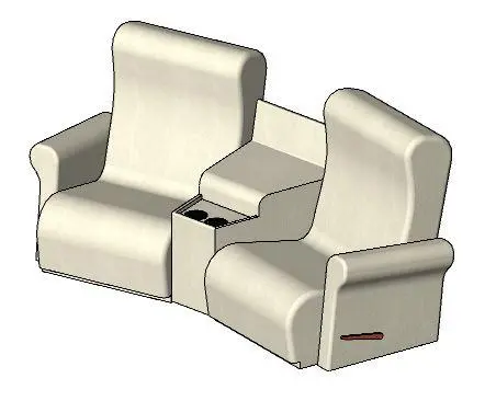 Home Theatre Seat - Double