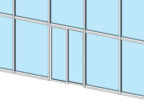 Sliding Curtain Wall Door