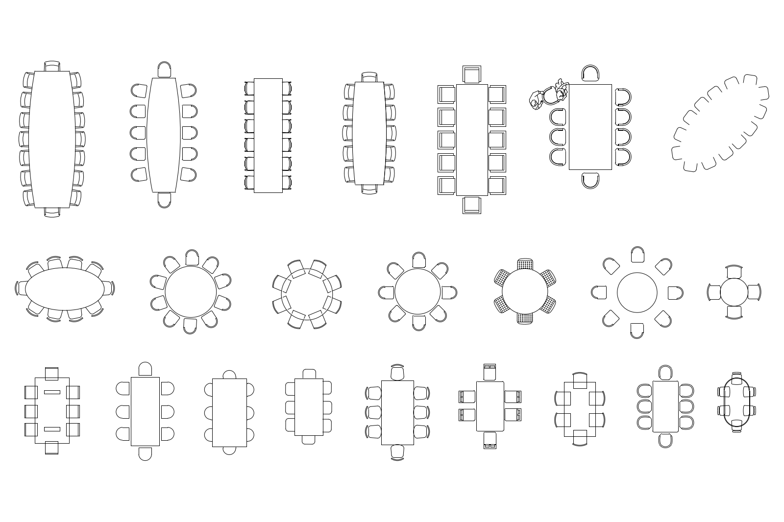 Tables plan