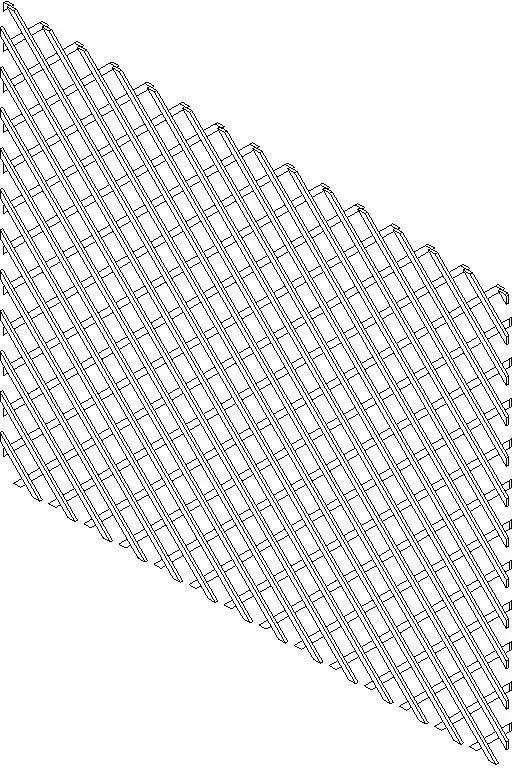 Wood Lattice Partition