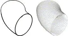 Round Duct Horizontal Elbow
