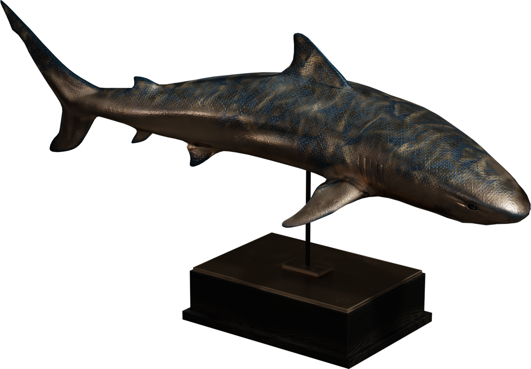 Bronze Shark Statue