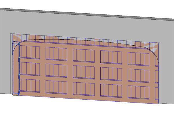 Spanish Garage Door