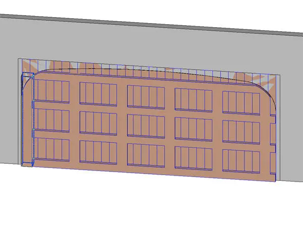 Spanish Garage Door
