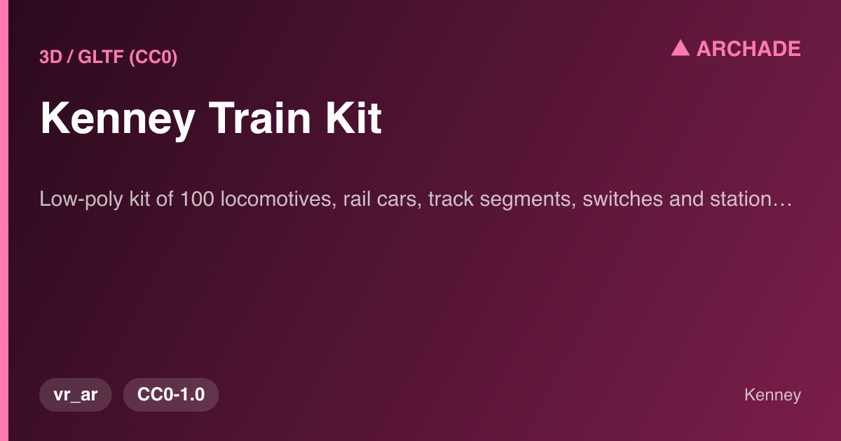Kenney Train Kit — preview 1