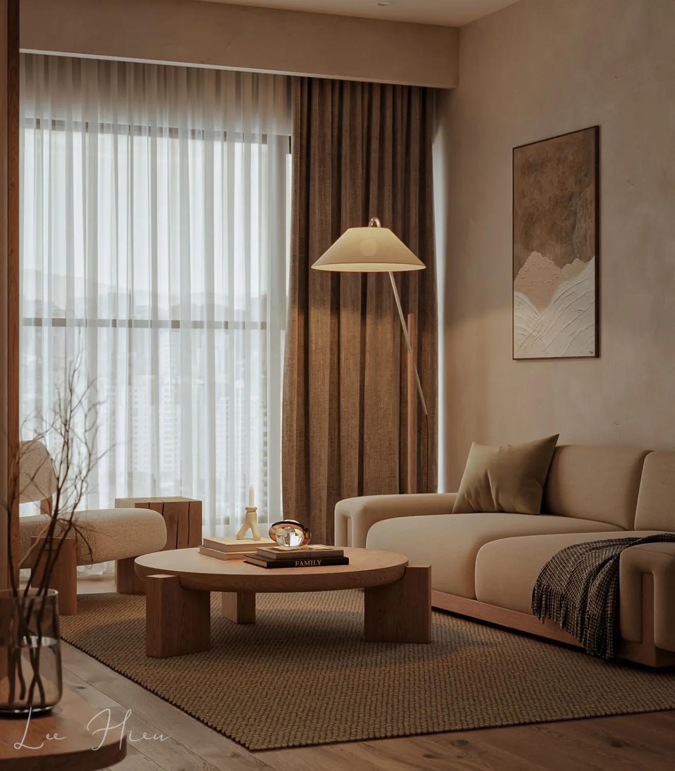 Living Room – Kitchen Interior