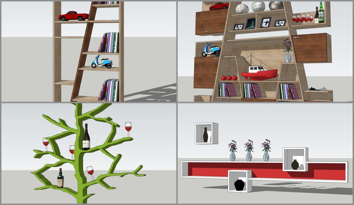 Combo Decorate Bookself