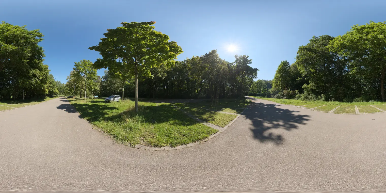 Park Parking — preview 1, by Andreas Mischok (Poly Haven, CC0)