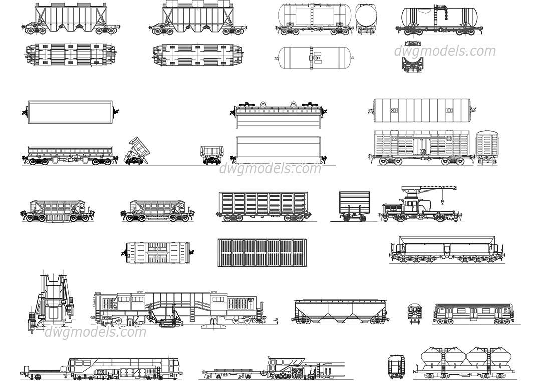 Types of railcars