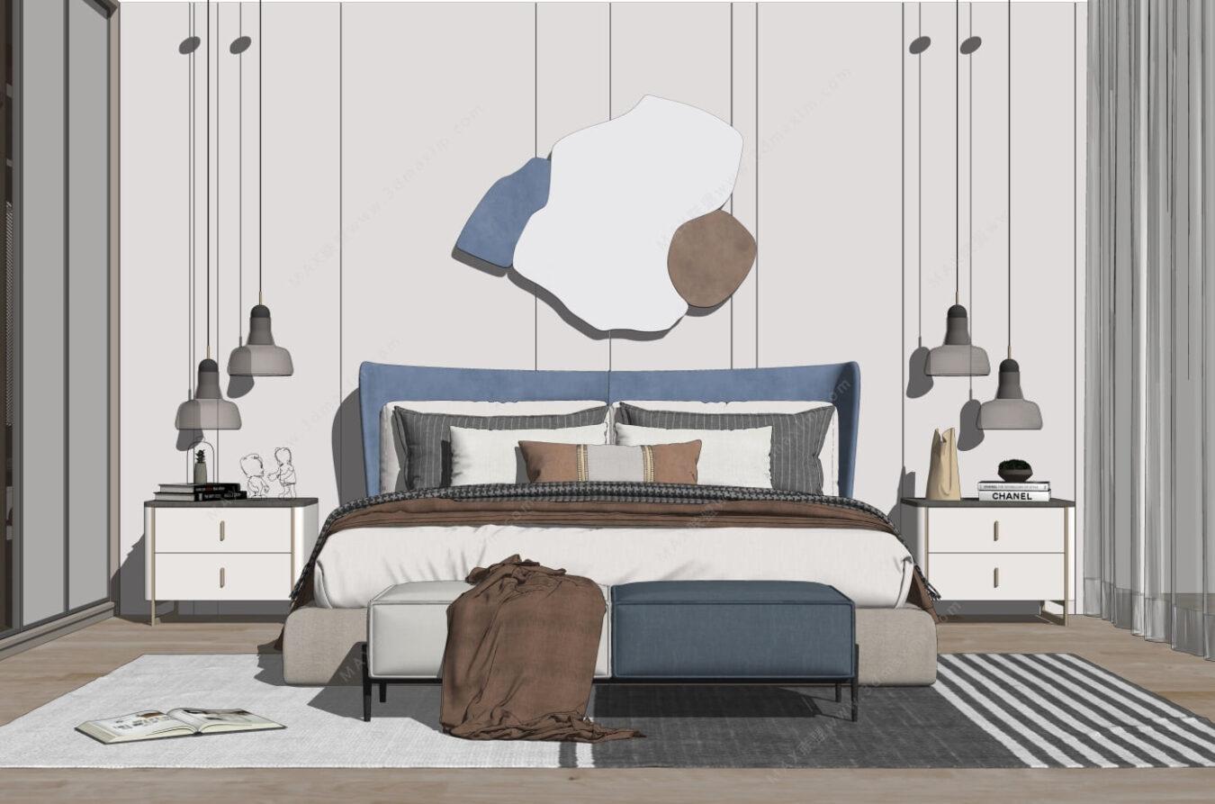 Interior Bedroom Scene