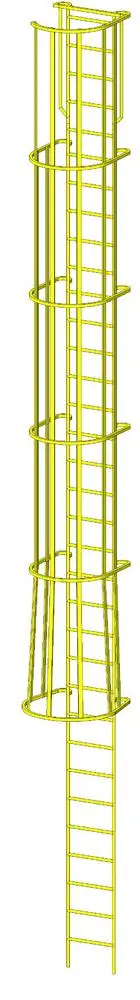 Caged Ladder 24L — preview 1, by jwr2 (RevitCity, CC0)