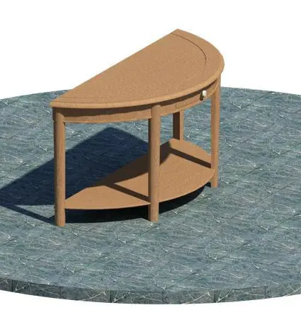 Entry Table — preview 1, by Mr Kickback (RevitCity, CC0)