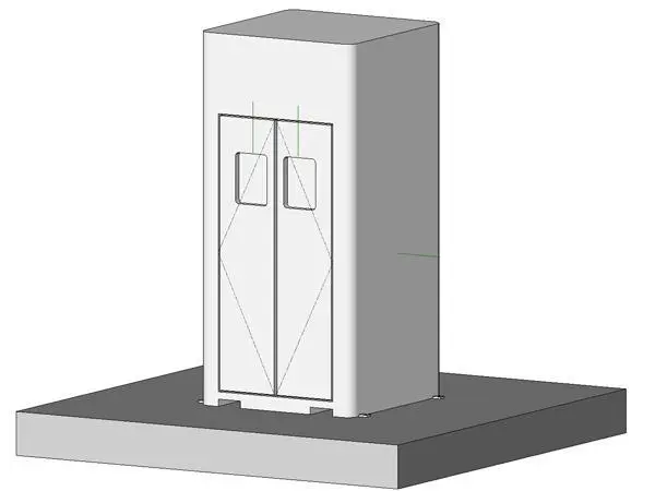 Haws Polar Booth 8730- exterior emergency eyewash