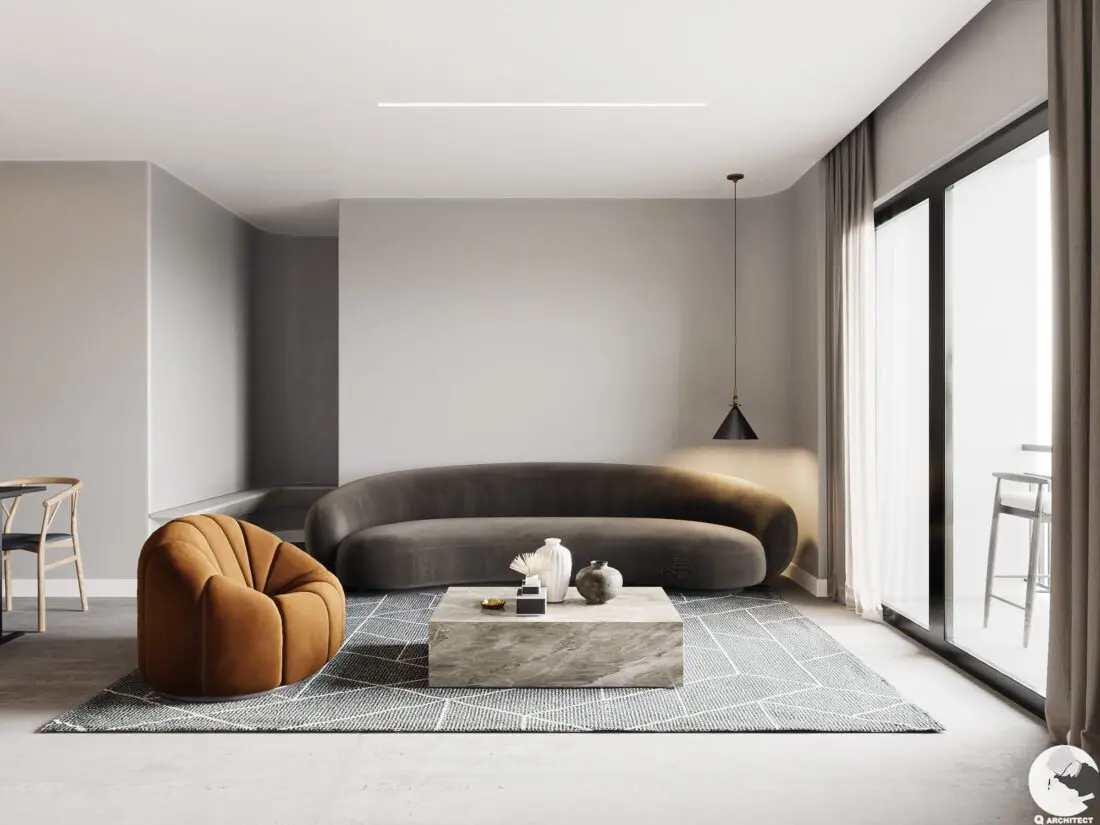 Interior Kitchen – Livingroom 253 Scene