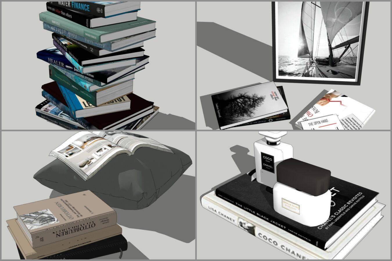 Combo Books on Table