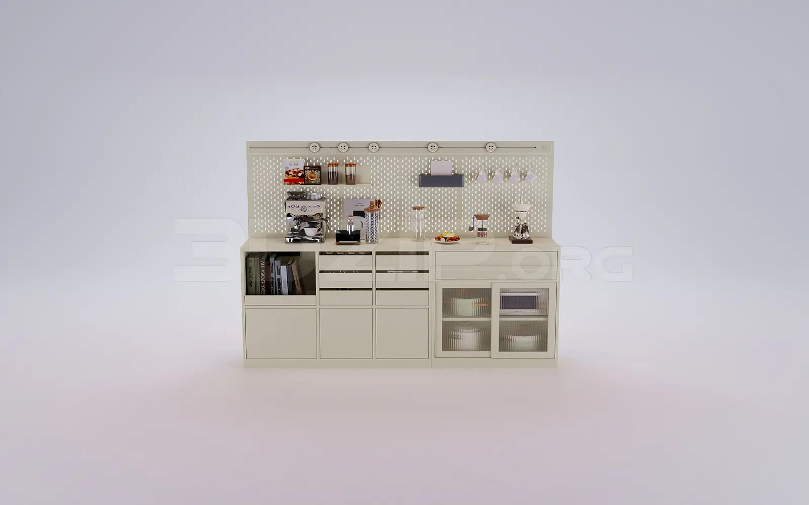 Kitchen Cabinet — preview 1 (3dzip)