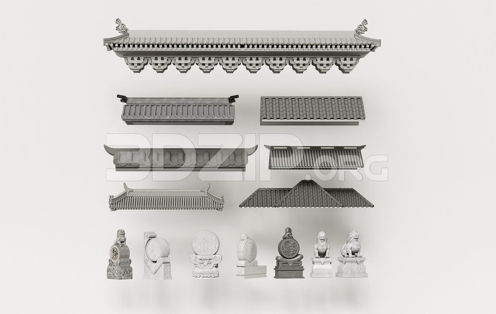 Traditional Asian Roof Collection