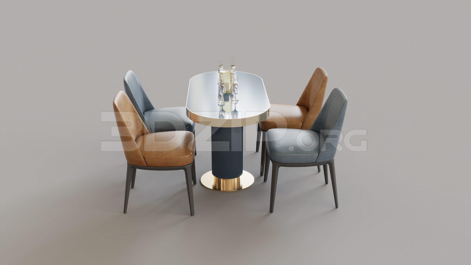 Table And Chair — preview 1 (3dzip)