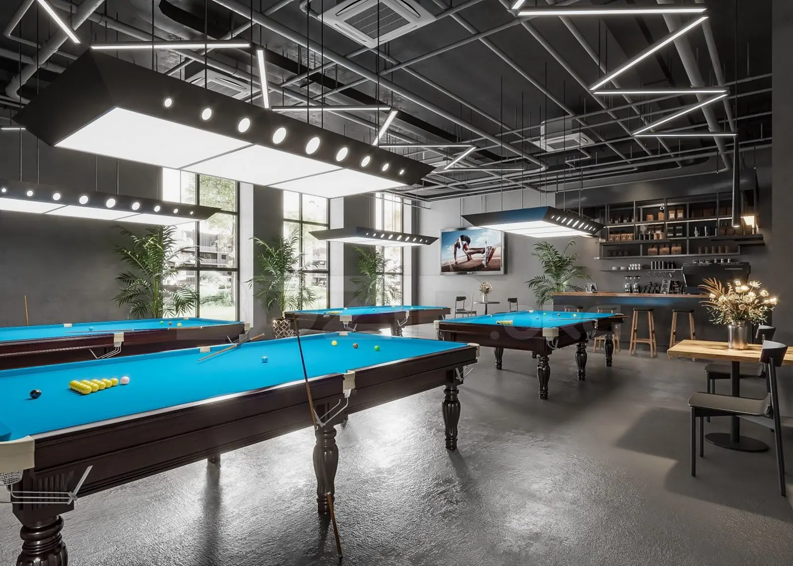 A Billiards Room