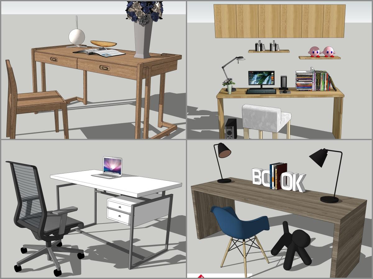 Combo study modern Desk