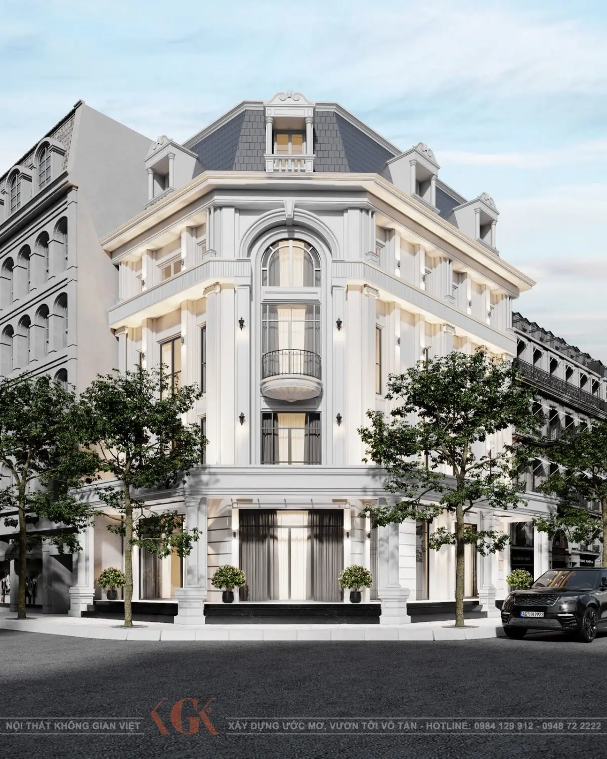 Classic Villa Exterior — preview 1, by Nguyen Dat (3dzip, CC0)