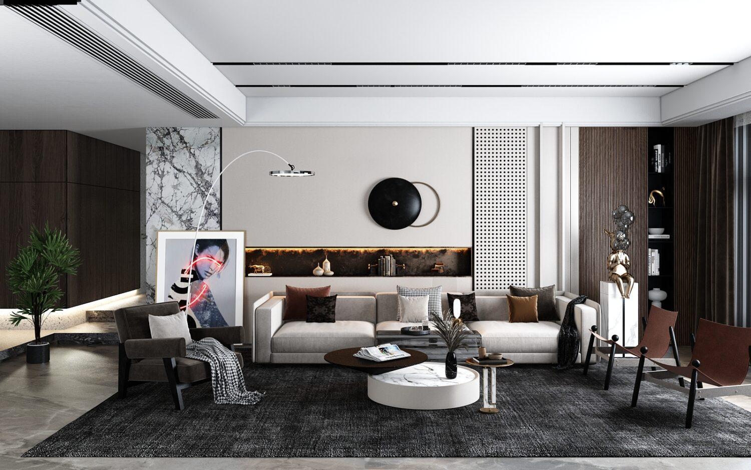 Interior Scene Model Livingroom