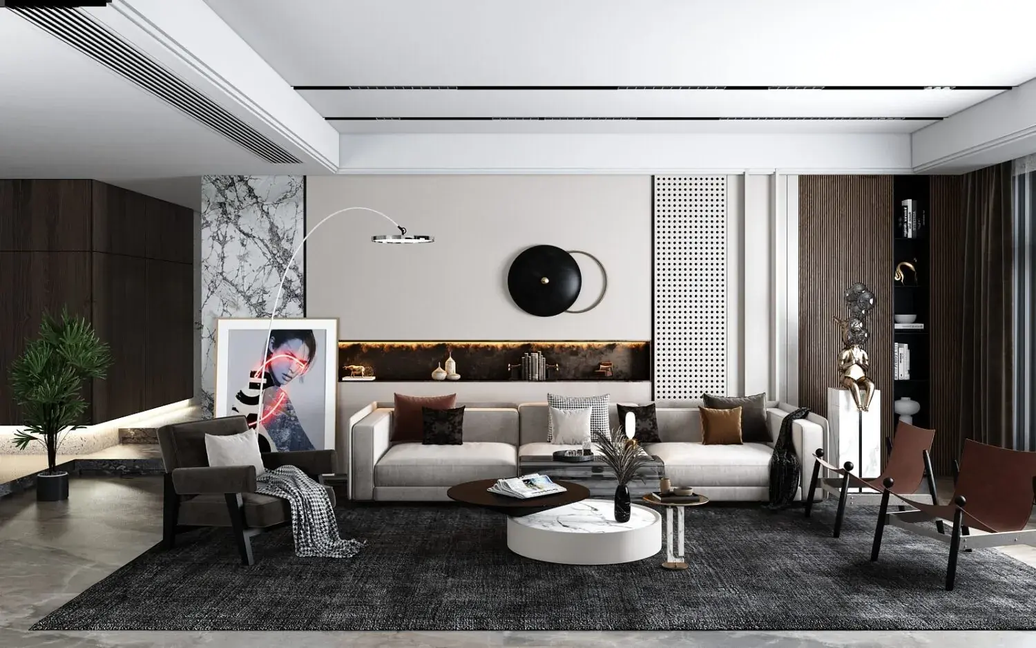Interior Scene Model Livingroom