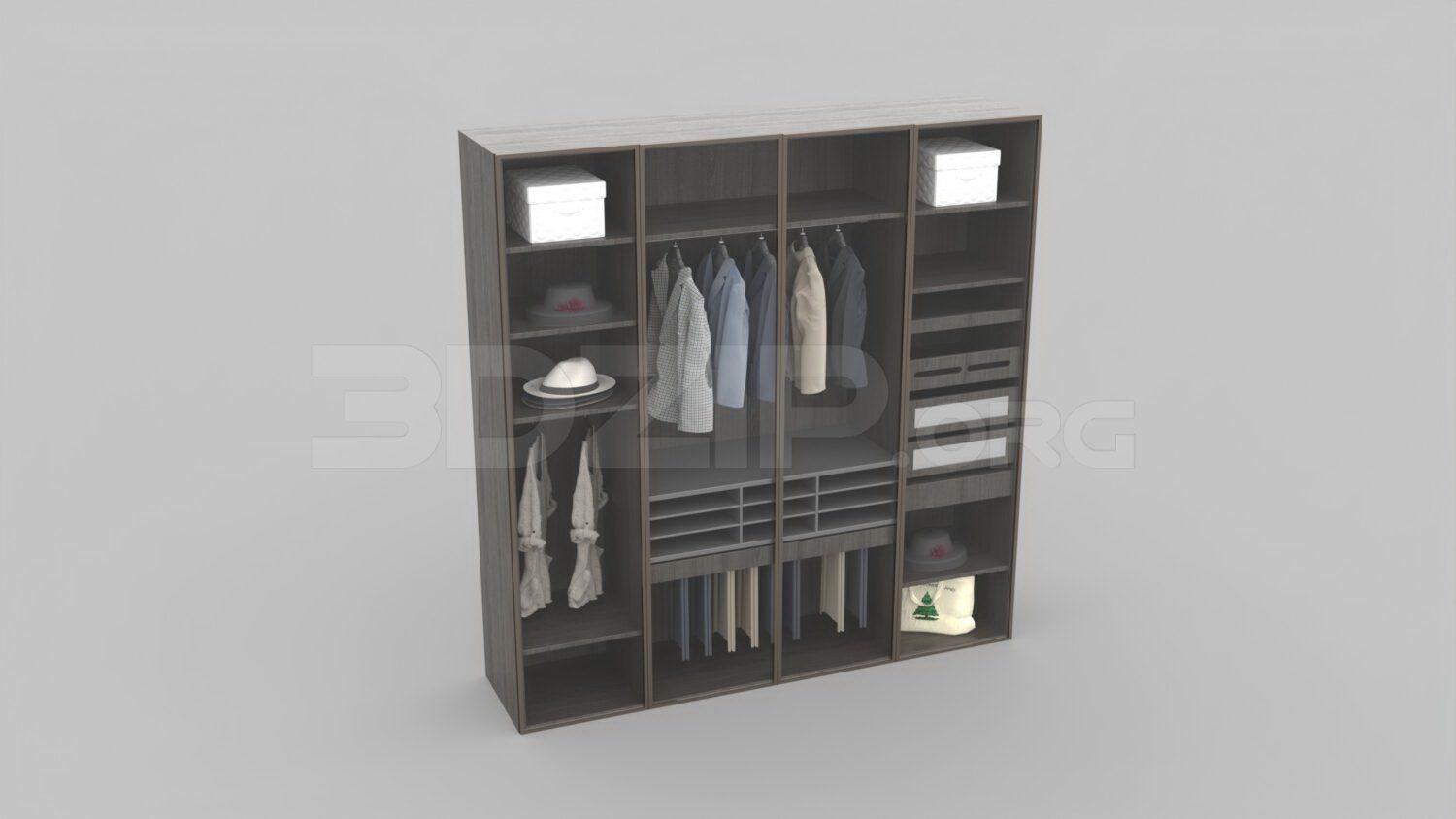 Wardrobe — preview 1, by Huy Hieu Lee (3dzip)