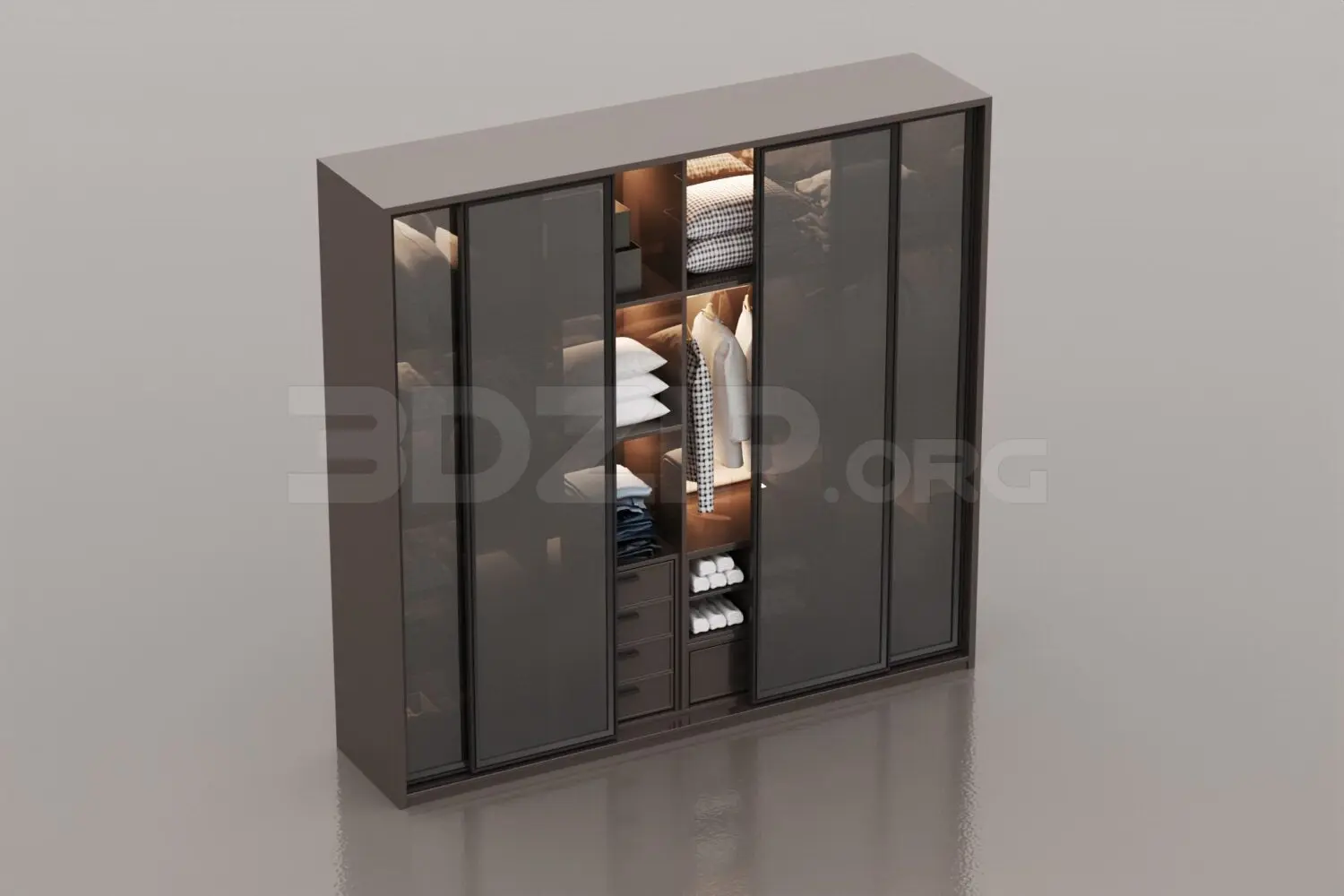 Wardrobe — preview 1, by Viet Long Lee (3dzip, CC0)