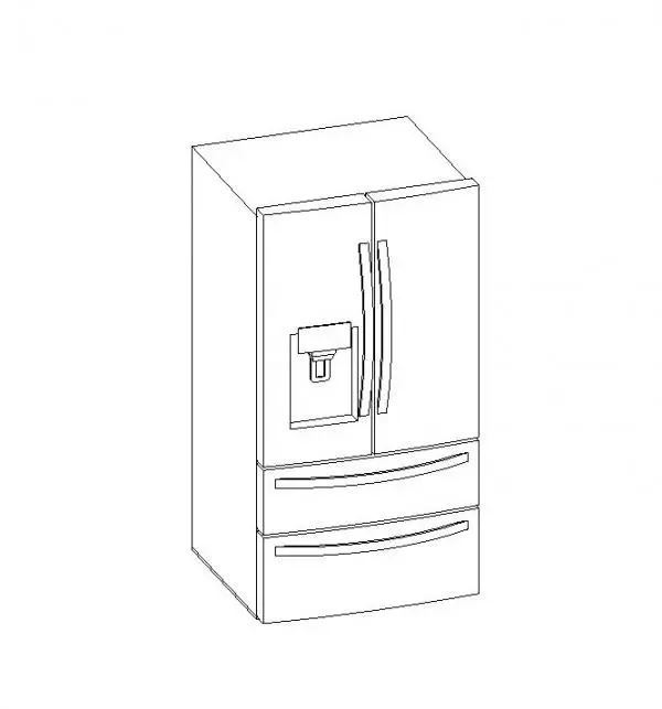 Refrigerator - LG LMXS28626