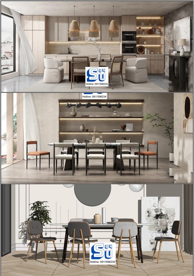 Dining Room Interior — preview 1 (cgtips)