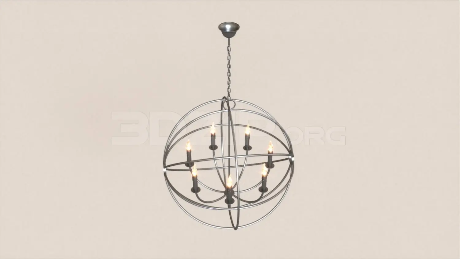 Ceiling Light — preview 1 (3dzip, CC0)