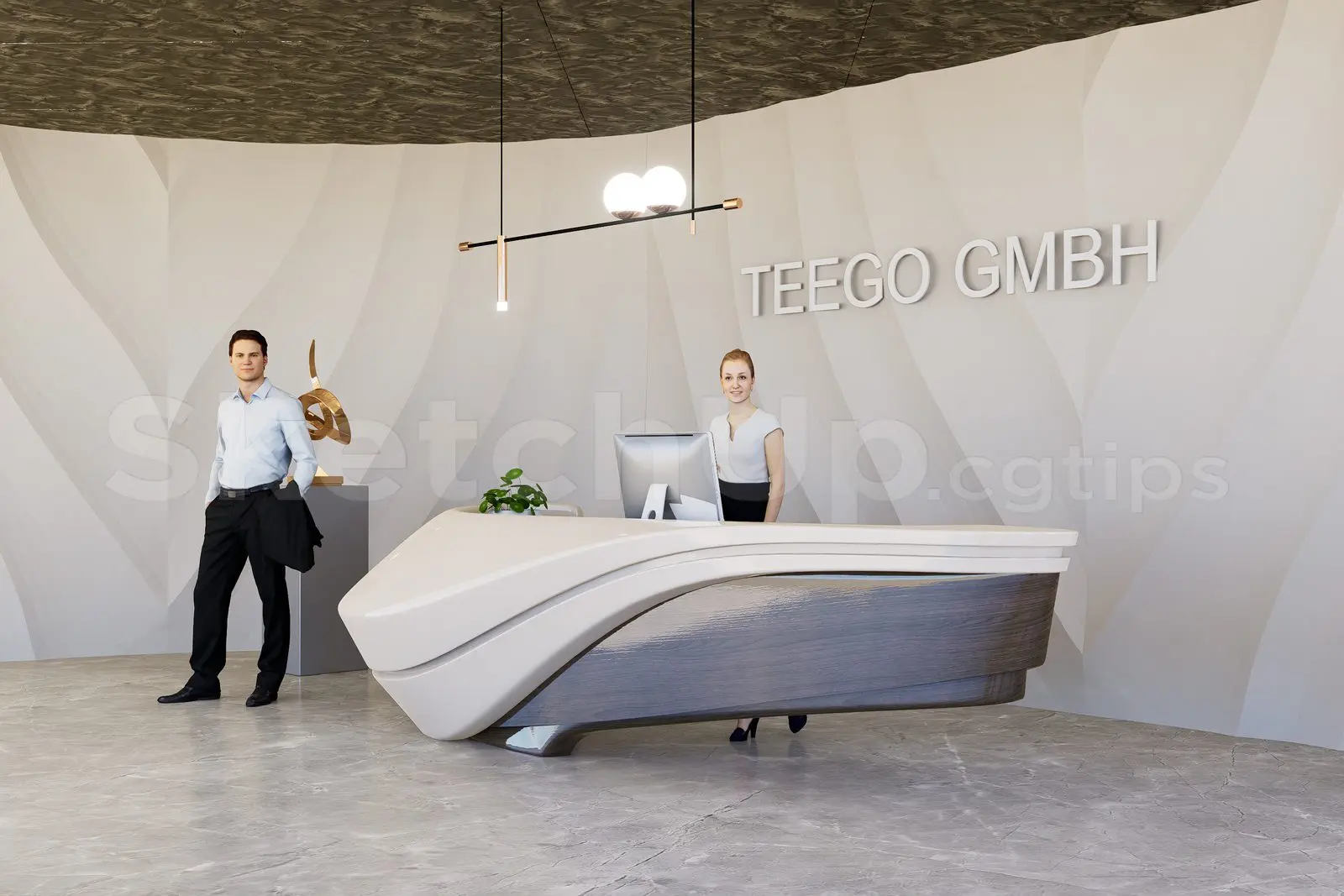 Reception Desk — preview 1 (cgtips, CC0)