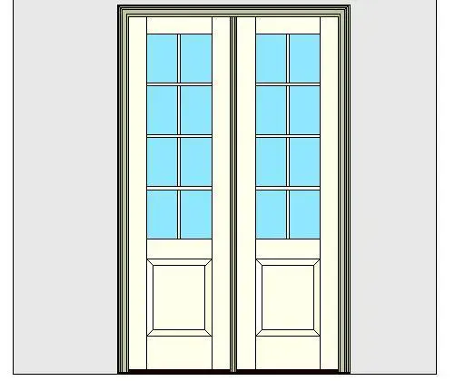 Kolbe Ultra Series Inswing Entrance Door 2-Wide 1-Panel Handicap Sill Units