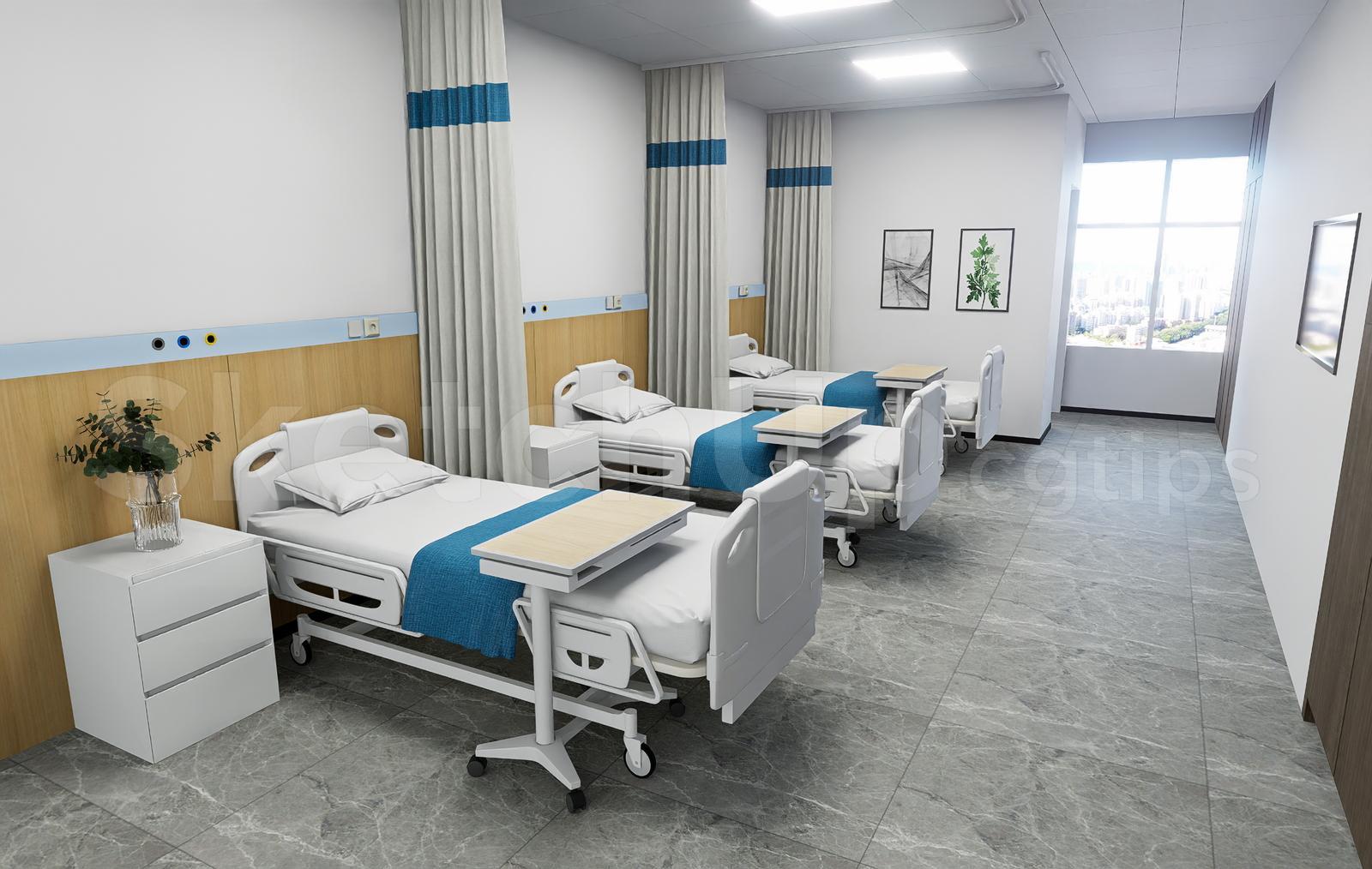 Contemporary Hospital Patient Room