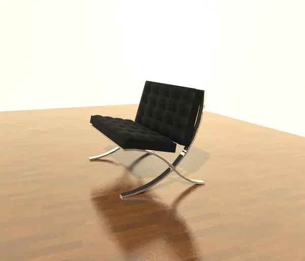 Mis Van der Rohe Chair — preview 1, by erland73 (RevitCity, CC0)