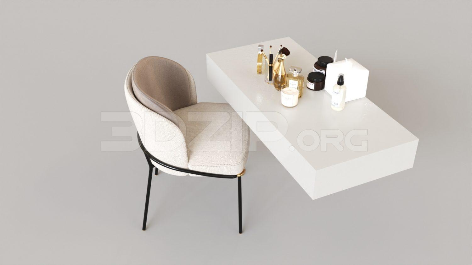Dressing Table — preview 1 (3dzip, CC0)