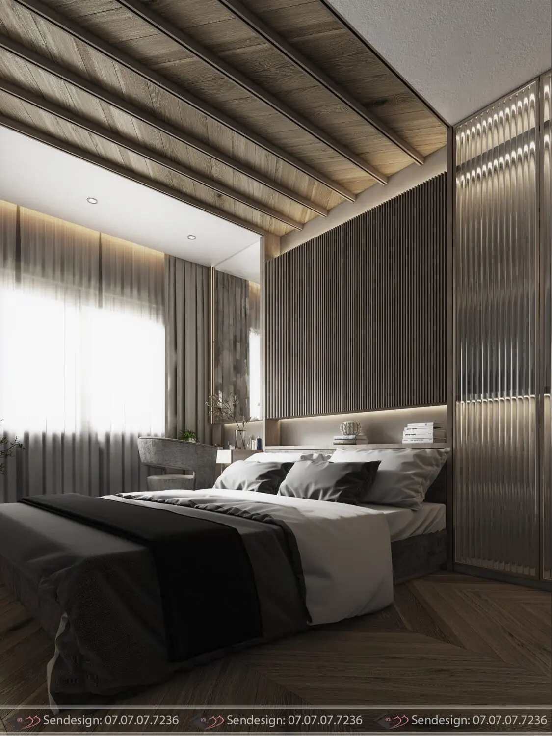 Interior Bedroom — preview 1, by Phu Nguyen (3dzip)