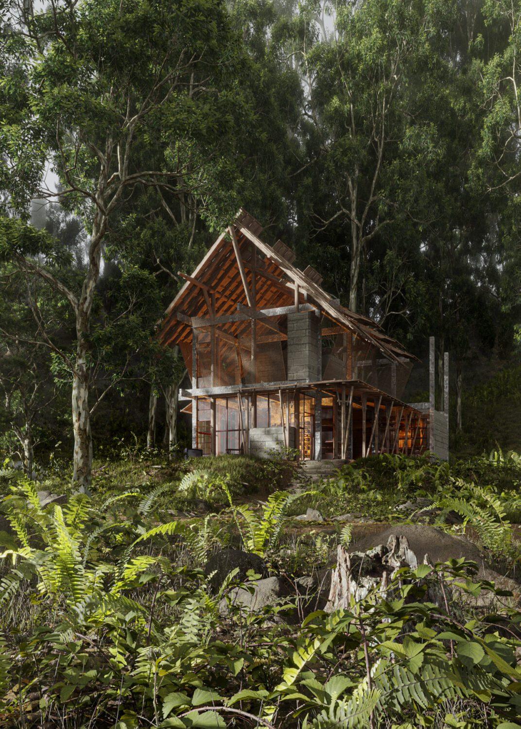 Wooden House Exterior