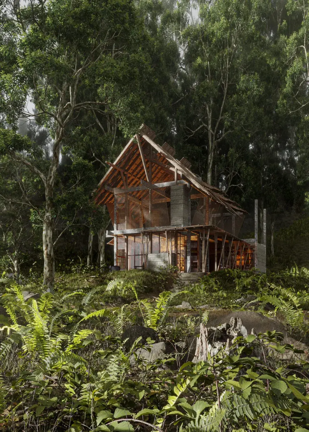Wooden House Exterior
