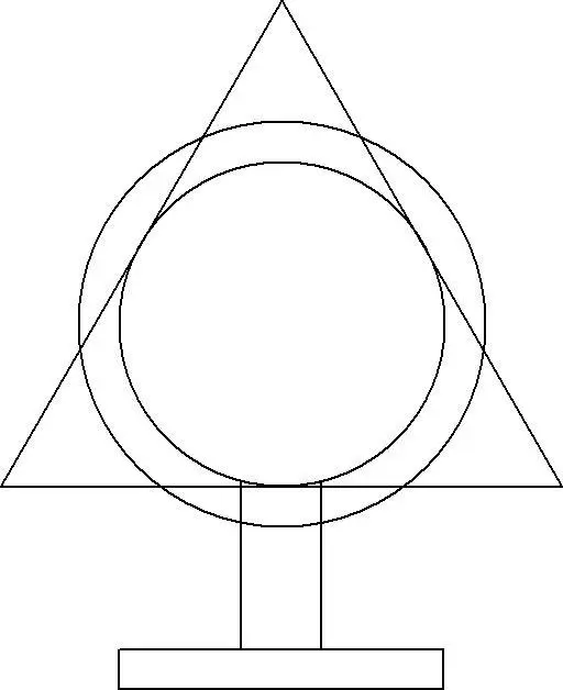 Fire Sprinkler Riser Symbol - 2D