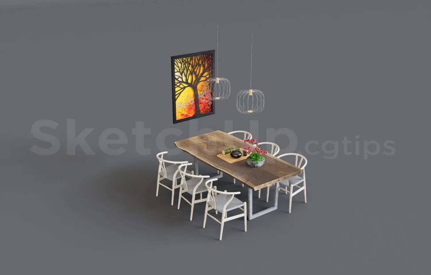 Dining Table — preview 1 (cgtips, CC0)