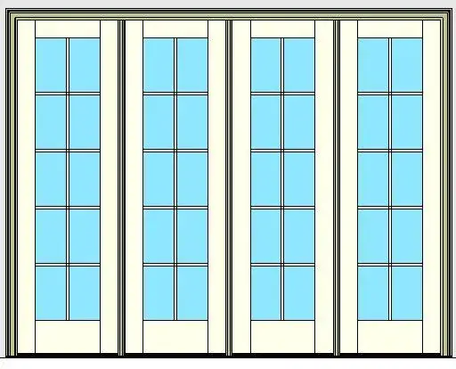 Kolbe Ultra Series Inswing Patio Door 4-Wide Handicap Sill Units