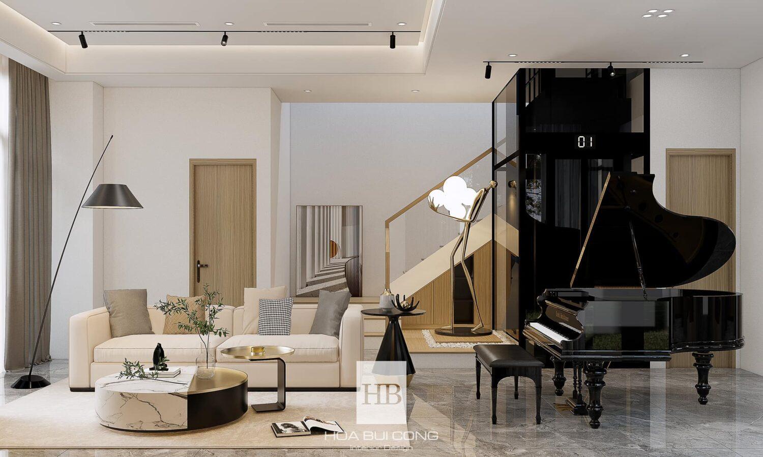 Living Room – Kitchen Interior